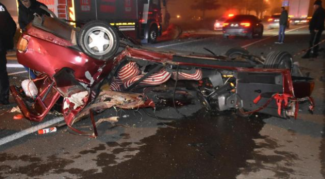 Trabzon’da Feci Trafik Kazası