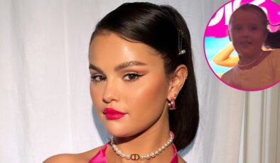 Selena Gomez, Rahibe Gracie ile Film İzlemek İçin ‘Barbie’ Pembesi Giydi