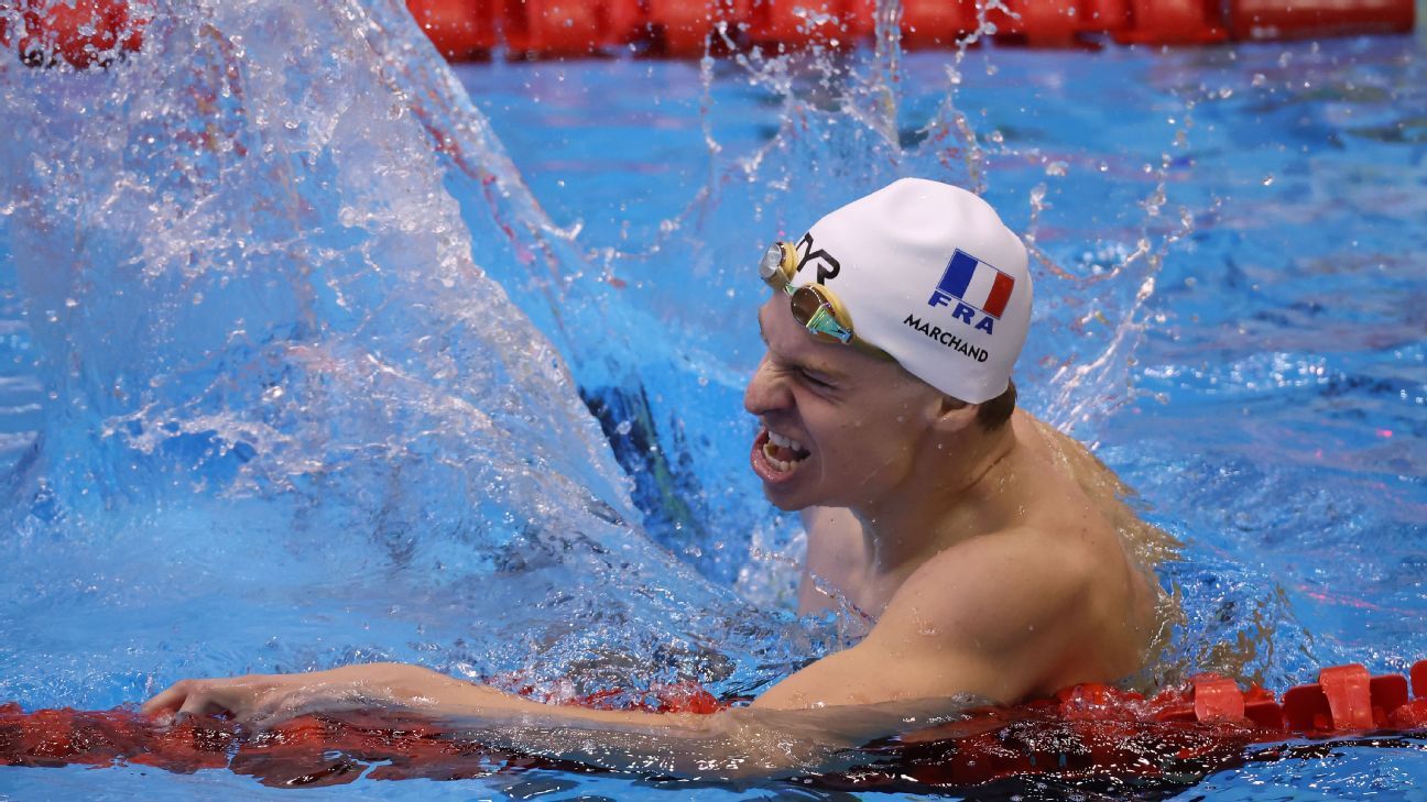 Leon Marchand, Michael Phelps’in son kişisel notu olan 400 IM rekoru kırdı