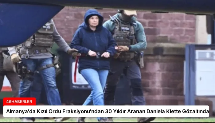 Almanya’da Kızıl Ordu Fraksiyonu’ndan 30 Yıldır Aranan Daniela Klette Gözaltında