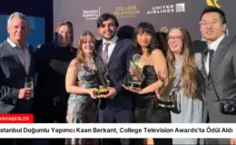 İstanbul Doğumlu Yapımcı Kaan Berkant, College Television Awards’ta Ödül Aldı