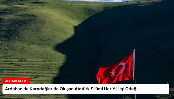 Ardahan’da Karadağlar’da Oluşan Atatürk Silüeti Her Yıl İlgi Odağı