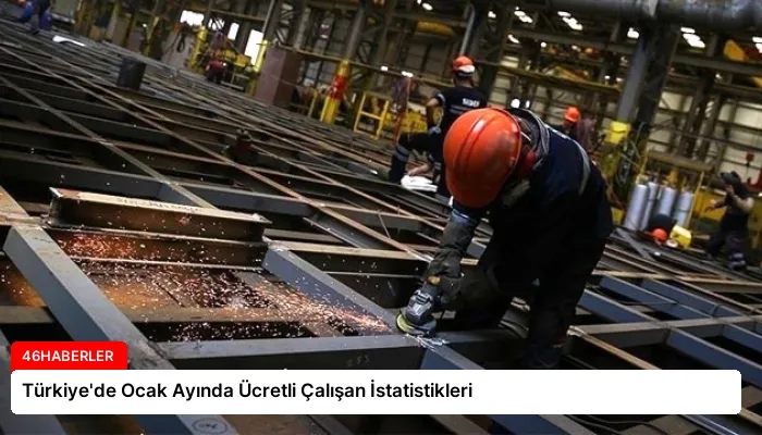 Türkiye’de Ocak Ayında Ücretli Çalışan İstatistikleri