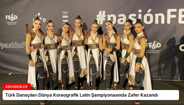 Türk Dansçıları Dünya Koreografik Latin Şampiyonasında Zafer Kazandı