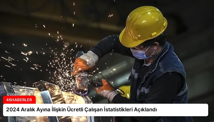 2024 Aralık Ayına İlişkin Ücretli Çalışan İstatistikleri Açıklandı
