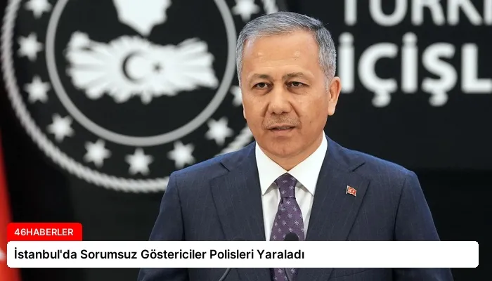 İstanbul’da Sorumsuz Göstericiler Polisleri Yaraladı