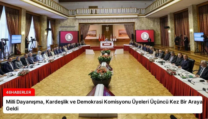 Milli Dayanışma, Kardeşlik ve Demokrasi Komisyonu Üyeleri Üçüncü Kez Bir Araya Geldi