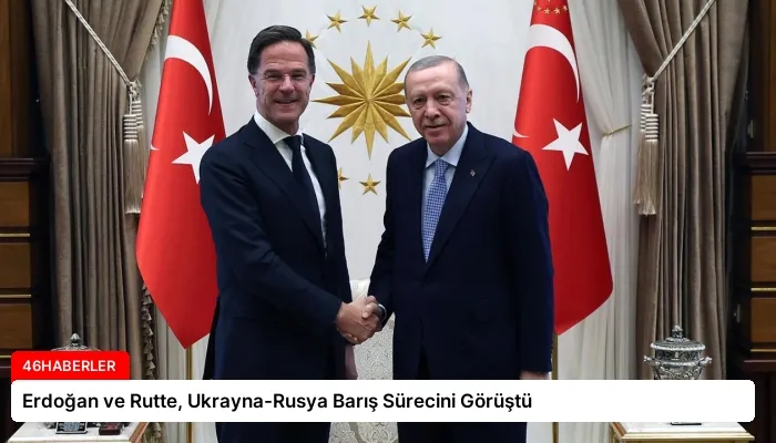 Erdoğan ve Rutte, Ukrayna-Rusya Barış Sürecini Görüştü