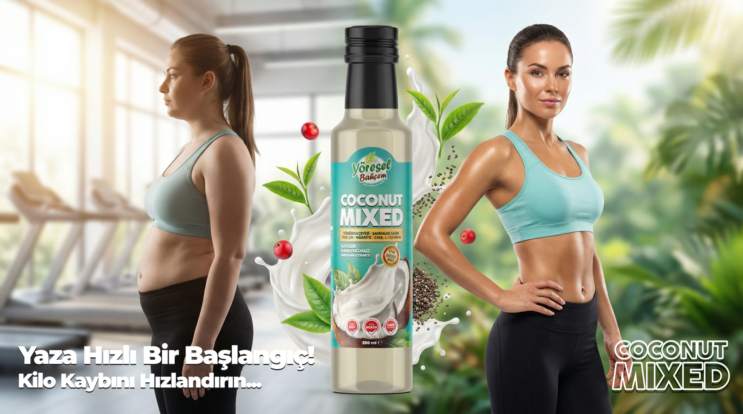 Doğallığın Gücü: Yöresel Bahçem Coconut Mixed 250 ml ile Sağlıklı Yaşamın Yeni Adımı