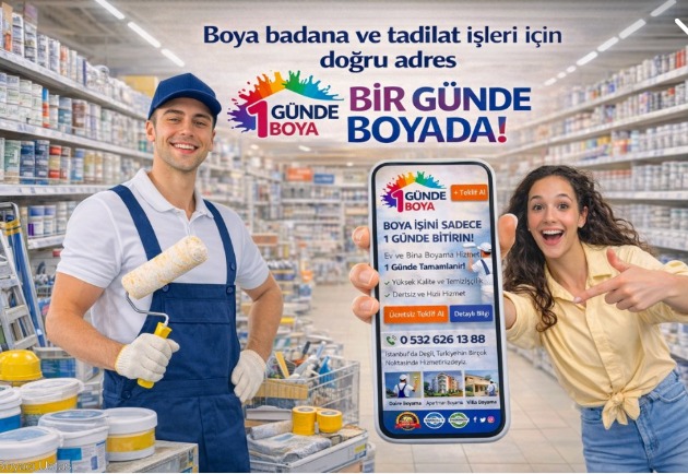 Ankara’da Boya Hizmetlerinde Yeni Dönem: 1GÜNDE BOYA Sahada