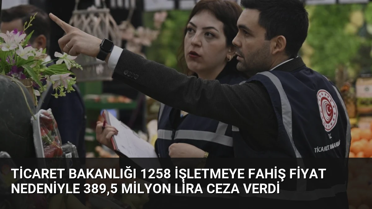 Ticaret Bakanlığı 1258 İşletmeye Fahiş Fiyat Nedeniyle 389,5 Milyon Lira Ceza Verdi