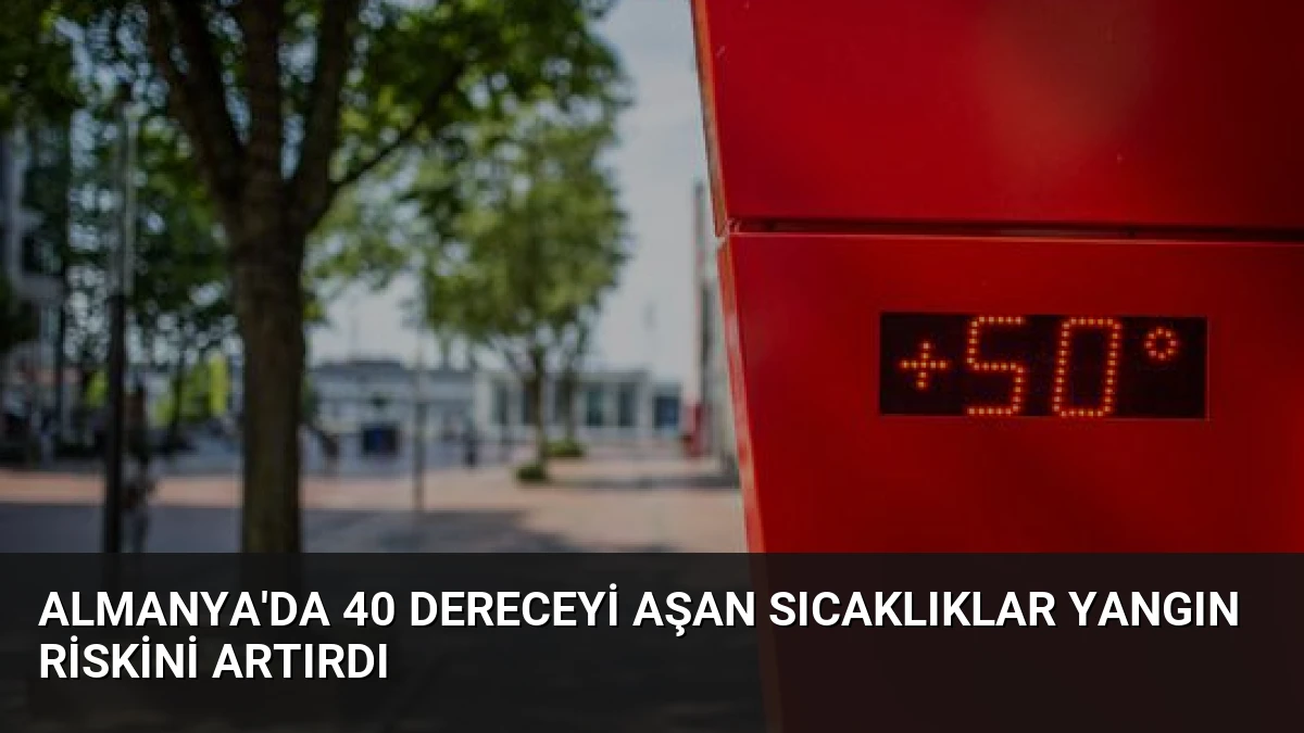 Almanya’da 40 Dereceyi Aşan Sıcaklıklar Yangın Riskini Artırdı