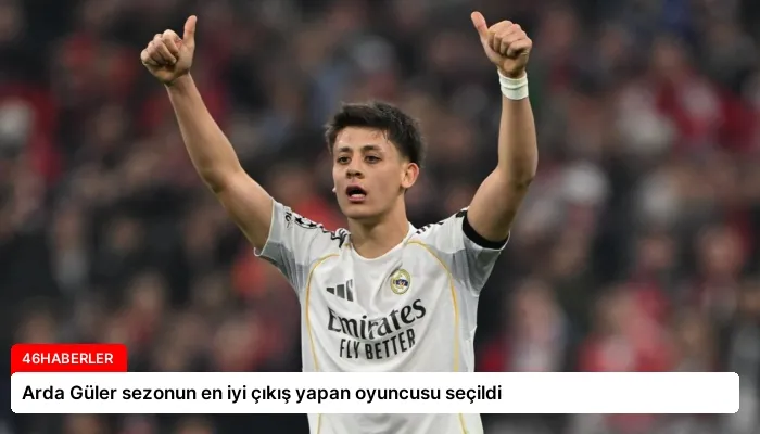 Arda Güler sezonun en iyi çıkış yapan oyuncusu seçildi