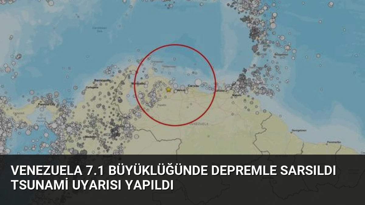 Venezuela 7.1 Büyüklüğünde Depremle Sarsıldı Tsunami Uyarısı Yapıldı