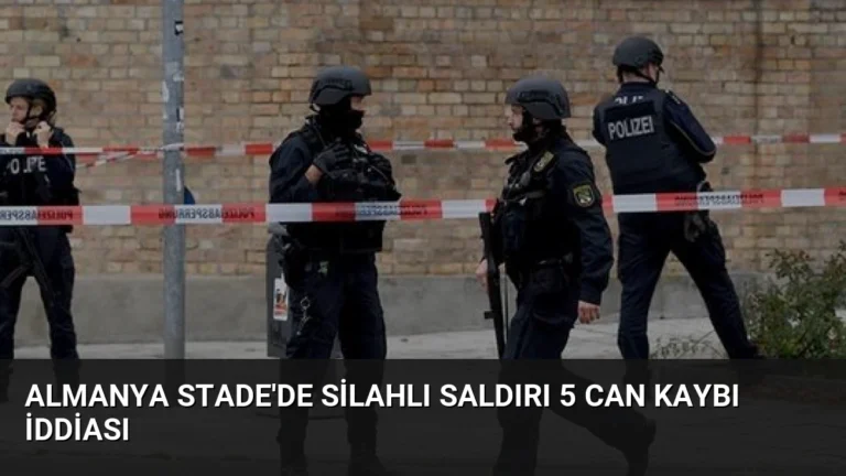 Almanya Stade’de Silahlı Saldırı 5 Can Kaybı İddiası