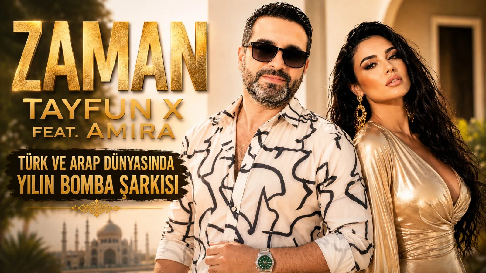 TAYFUN YENİDÜNYA’DAN TÜRK VE ARAP DÜNYASINI BULUŞTURAN YENİ PROJE: TAYFUN X FEAT. AMİRA – “ZAMAN”