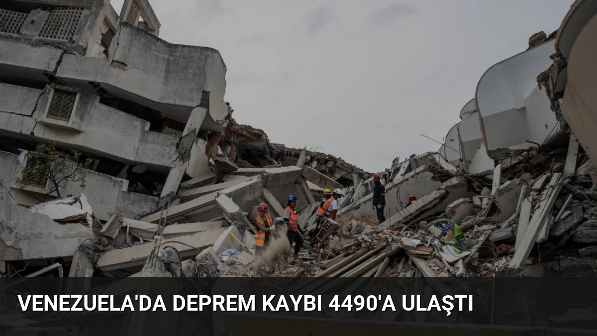 Venezuela’da Deprem Kaybı 4490’a Ulaştı
