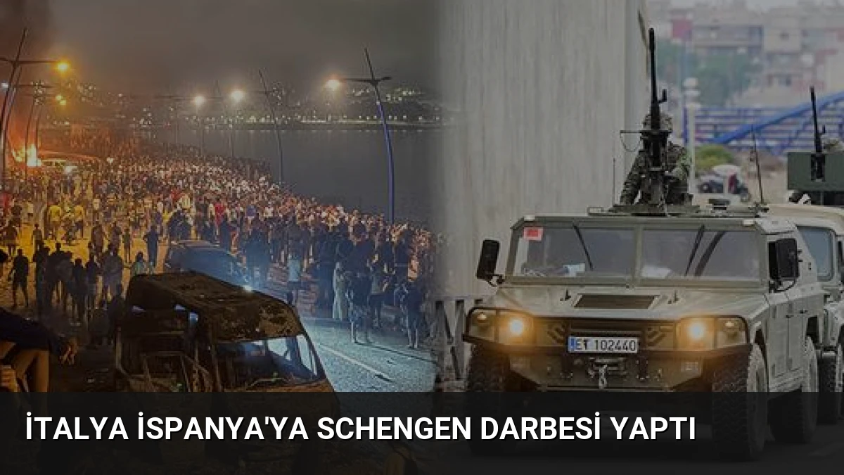 İtalya İspanya’ya Schengen Darbesi Yaptı