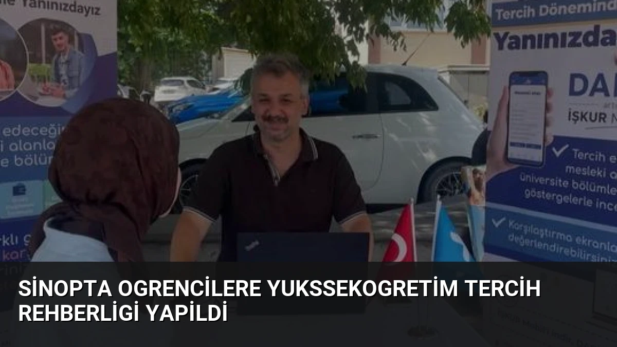 Sinopta Ogrencilere Yukssekogretim Tercih Rehberligi Yapildi