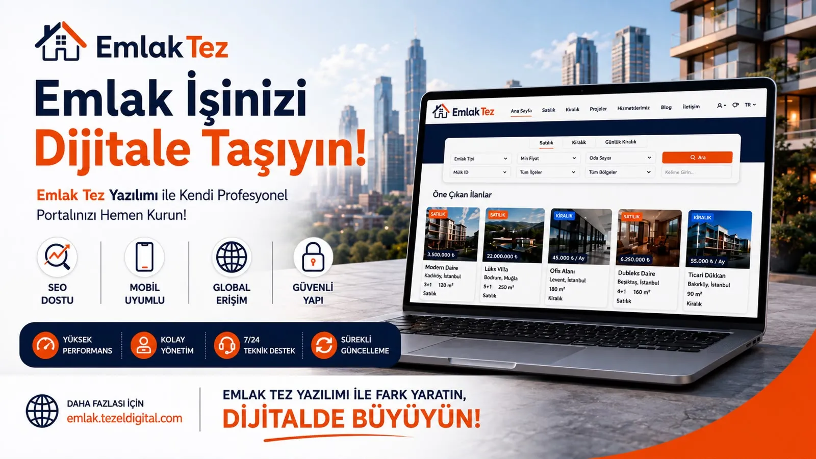 Emlak İşinizi EmlakTez ile Dijitalde Güçlendirin