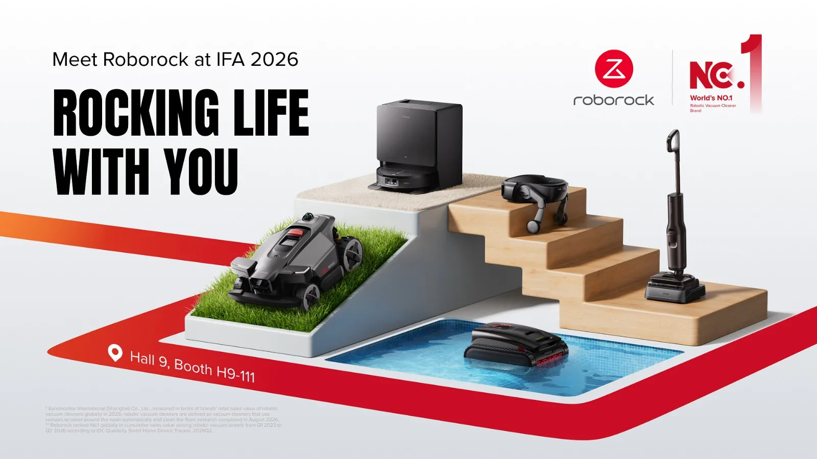 Roborock, IFA 2026’da İnsan Odaklı Temizliği Yeniden Tanımlıyor: Oturma Odasından Havuza Kadar Kapsamlı Bir Ekosistem Sunuyor