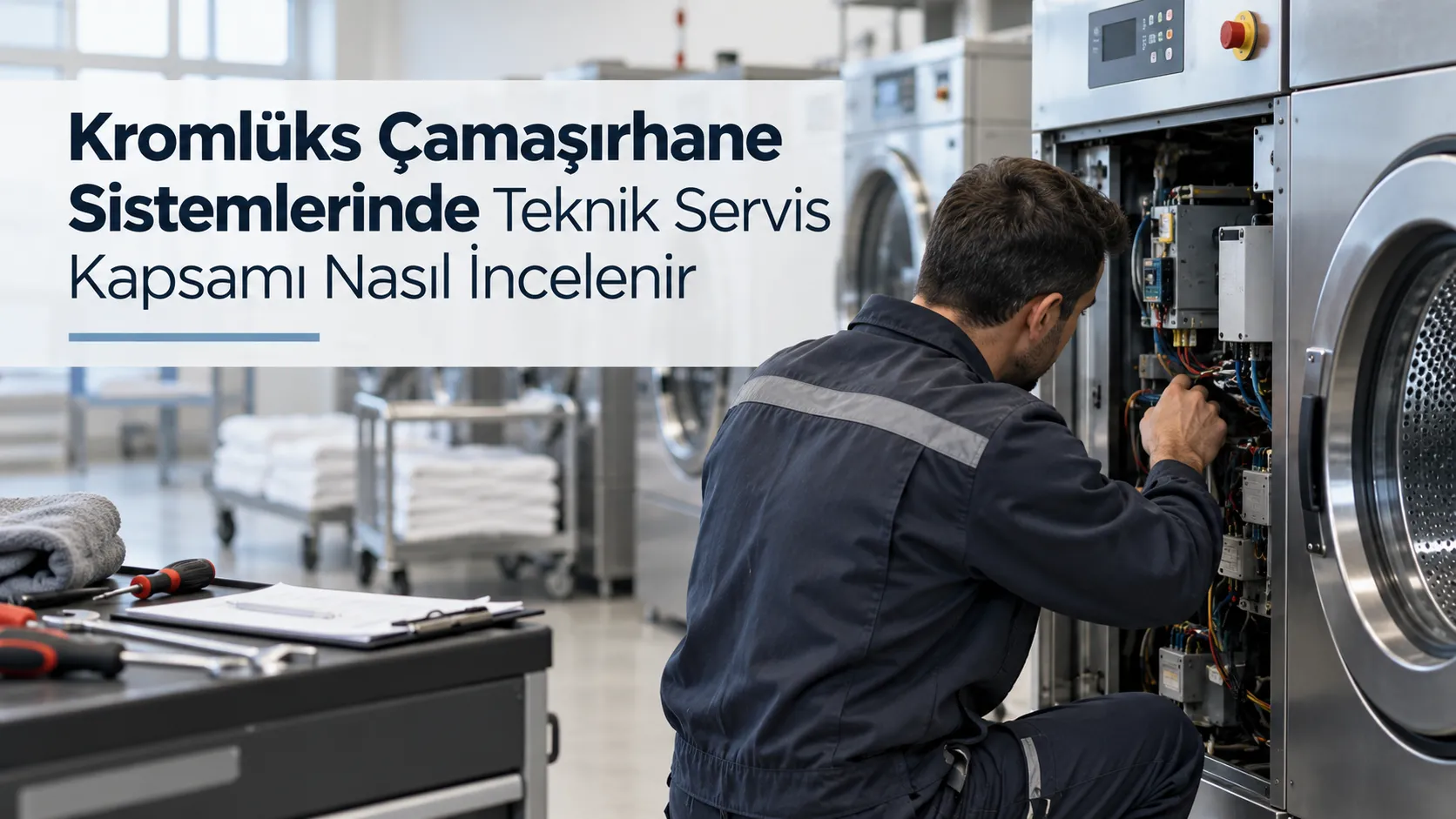 Kromlüks Çamaşırhane Sistemlerinde Teknik Servis Kapsamı Nasıl İncelenir?