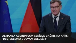 Almanya ABDının UCM Çekilme Çağrısına Karşı: “Desteklemeye Devam Edeceğiz”