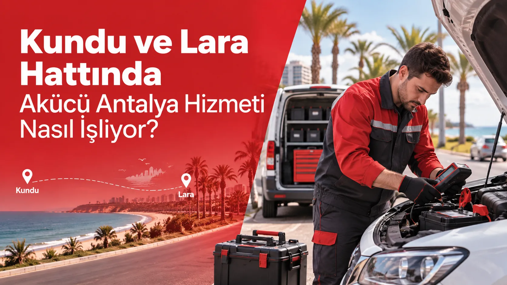 Kundu ve Lara Hattında Akücü Antalya Hizmeti Nasıl İşliyor?