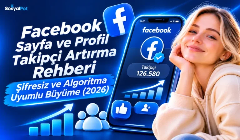 Facebook Sayfa ve Profil Takipçi Artırma Rehberi: Şifresiz ve Algoritma Uyumlu Büyüme (2026)