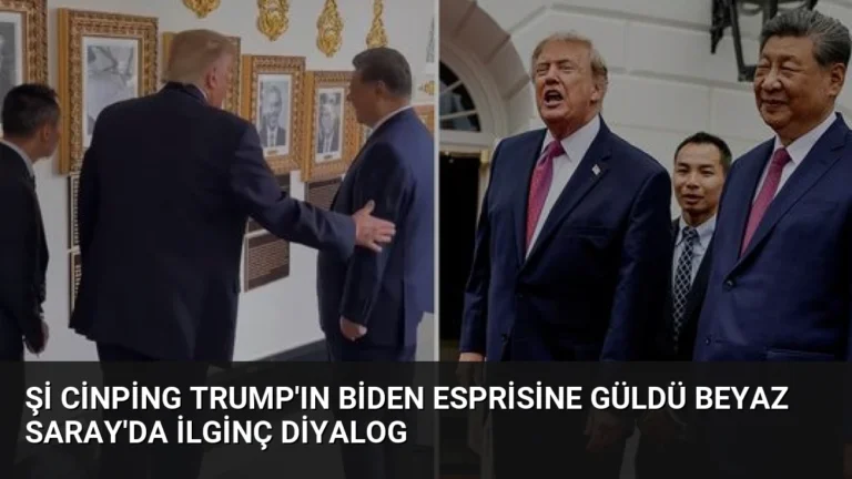Şi Cinping Trump’ın Biden Esprisine Güldü Beyaz Saray’da İlginç Diyalog