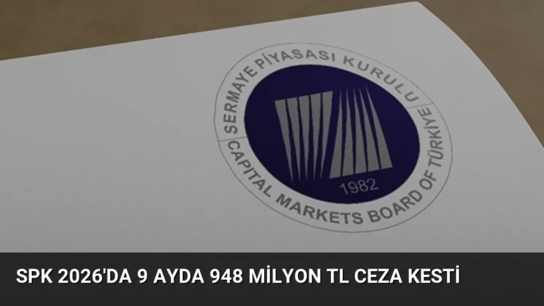 SPK 2026’da 9 Ayda 948 Milyon TL Ceza Kesti